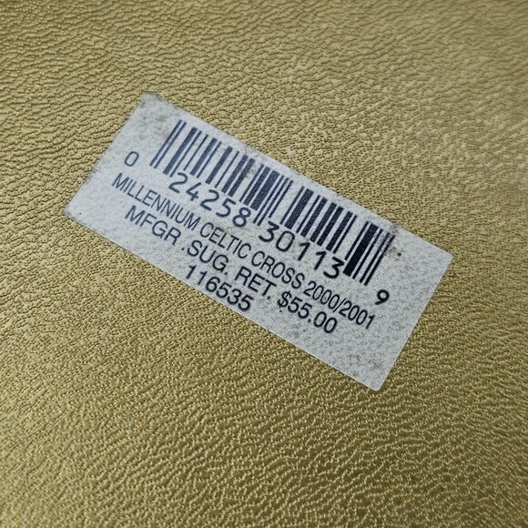 Waterford Holiday Heirlooms Millennium Celtic Cross Ornament 2000/2001 Nostalgic - Picture 4 of 11